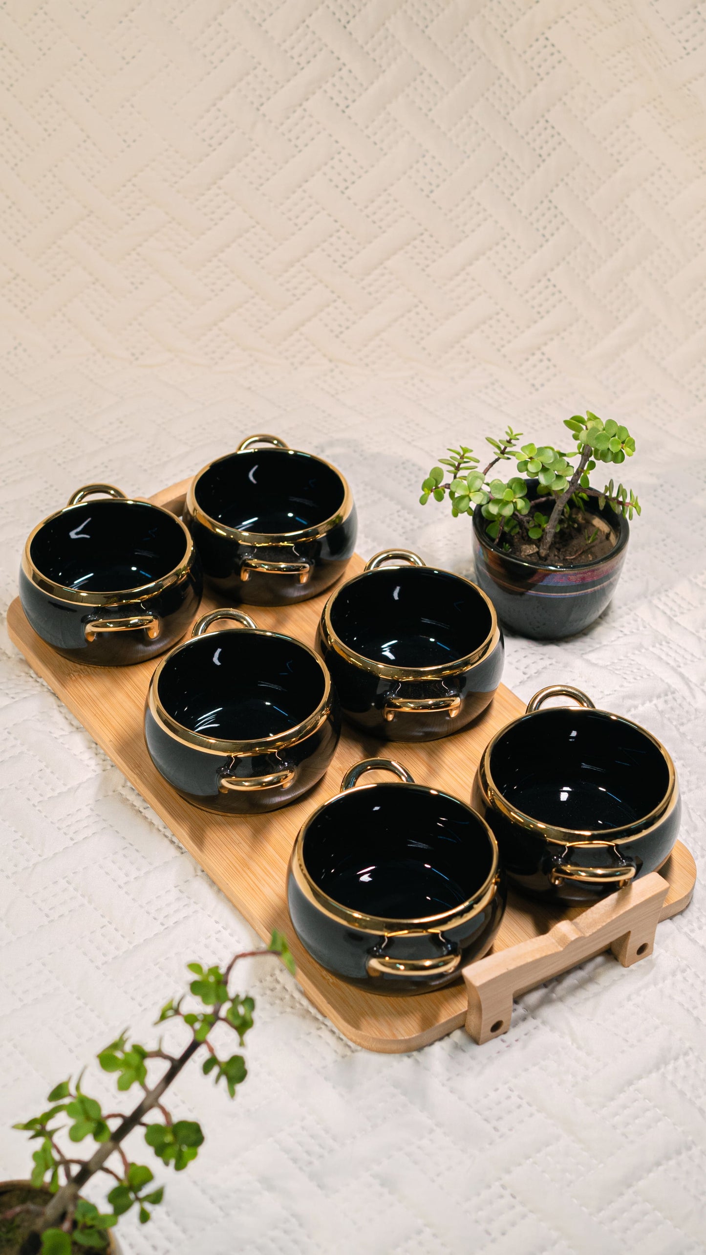 Gilded Heritage Soup Service | 13 Pieces