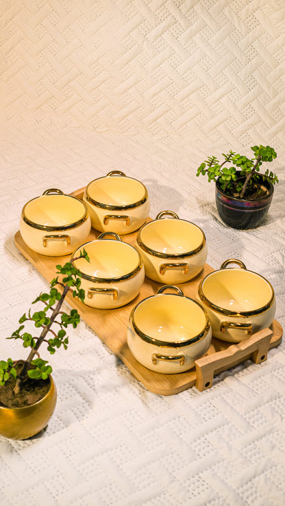 Gilded Heritage Soup Service | 13 Pieces