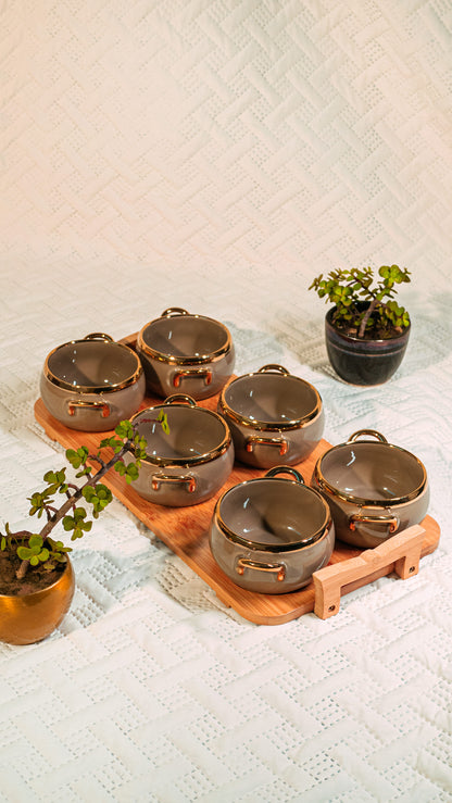 Gilded Heritage Soup Service | 13 Pieces