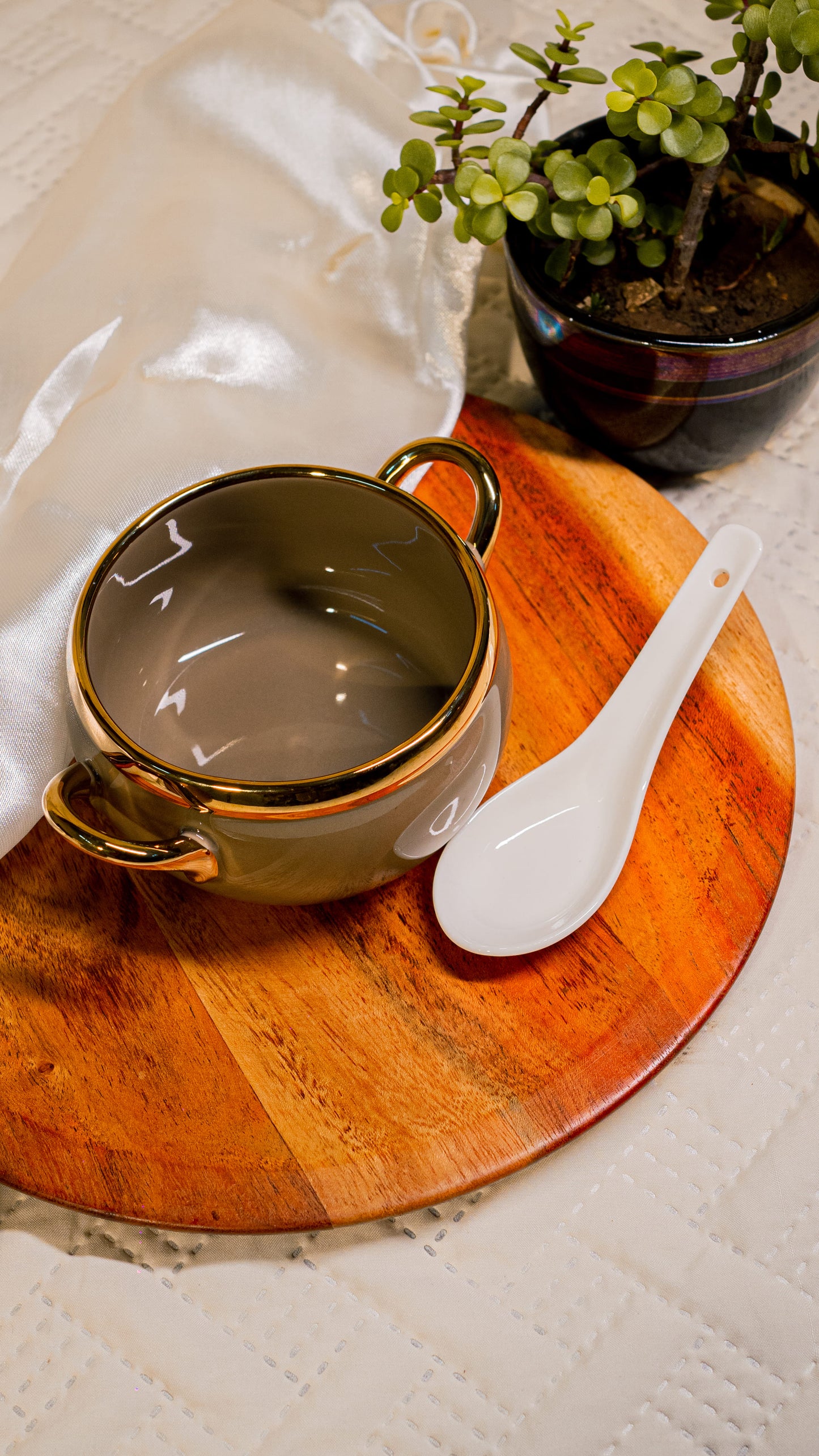 Gilded Heritage Soup Service | 13 Pieces