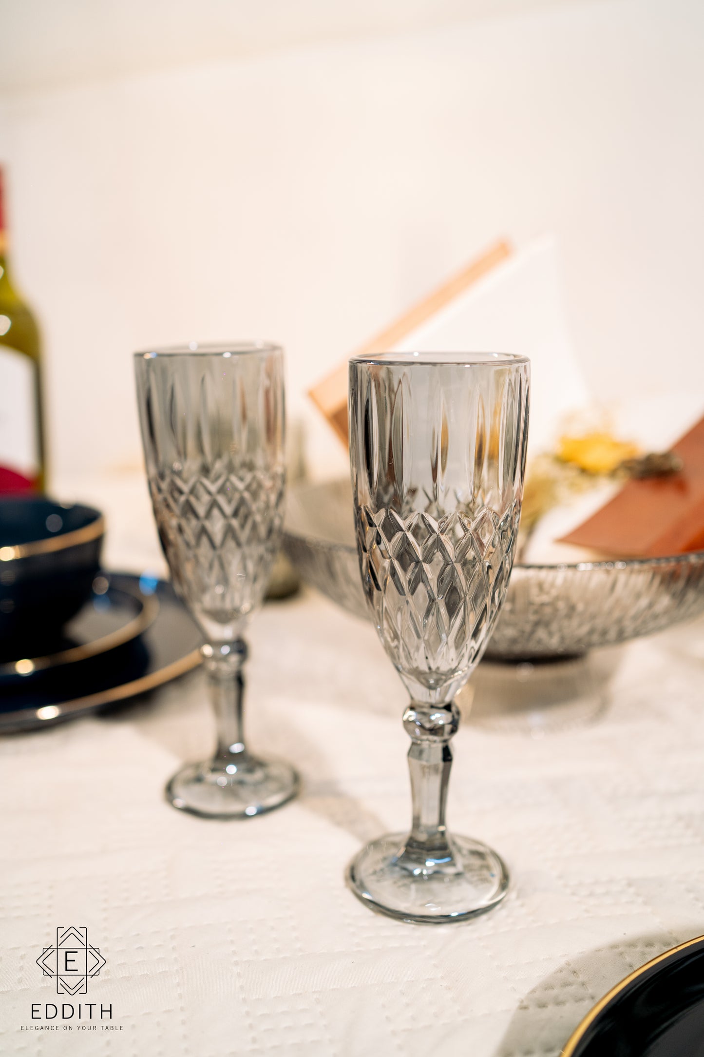 The Midnight Prism Flute-Set of 6 (165 ml)