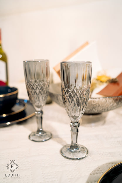 The Midnight Prism Flute-Set of 6 (165 ml)