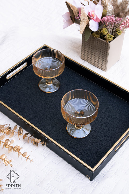 The Sunset Ribbed Coupe-Set of 2 (170 ml)