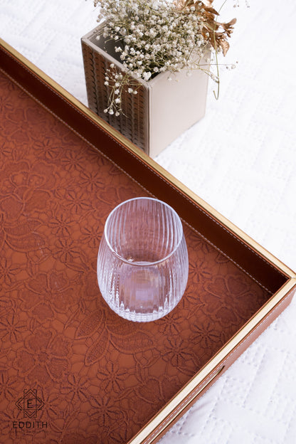 The Rippled Refreshment Vessel-Set of 6 (400 ml)