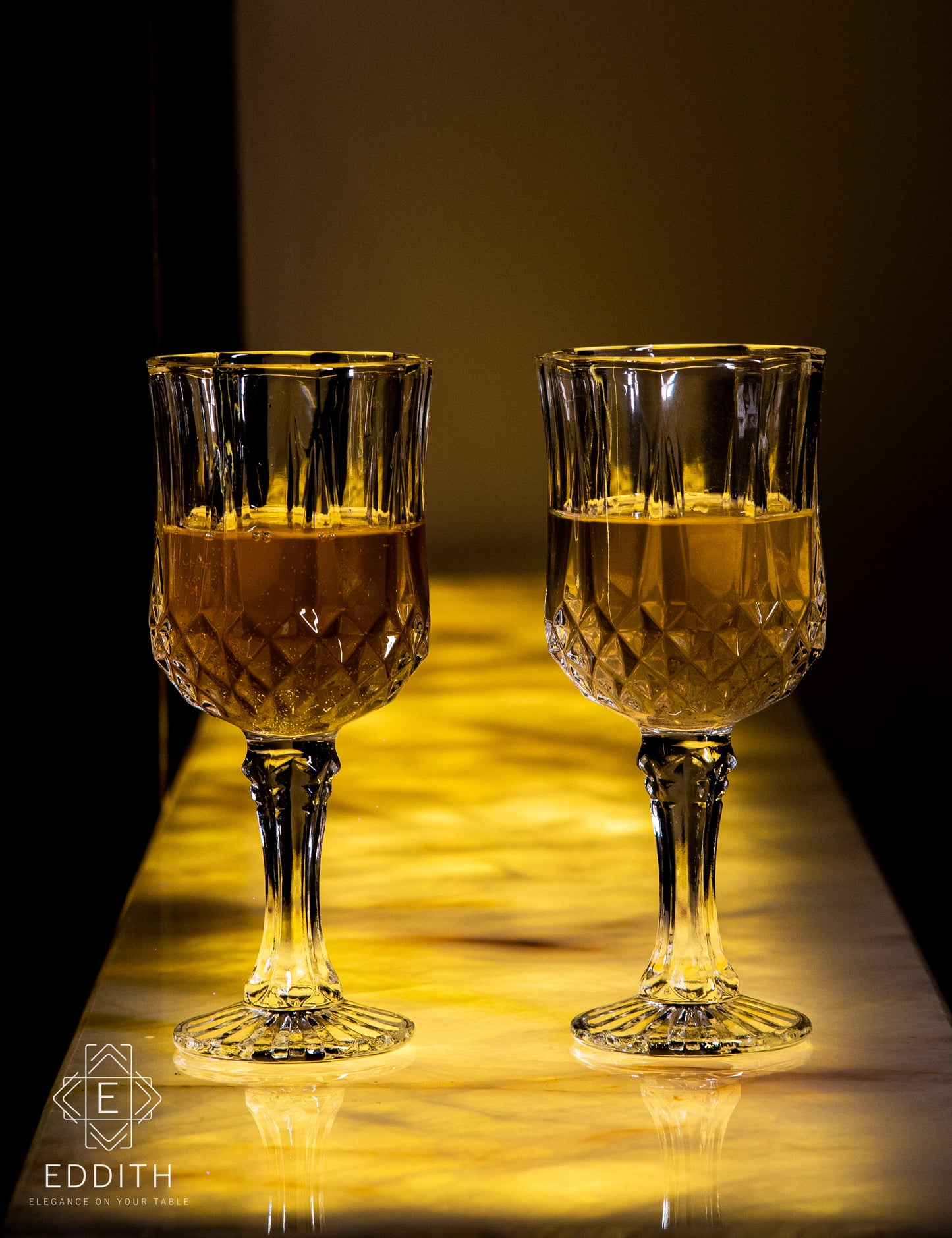 The Royal Prism Goblet- Set of 6 (160 ml)