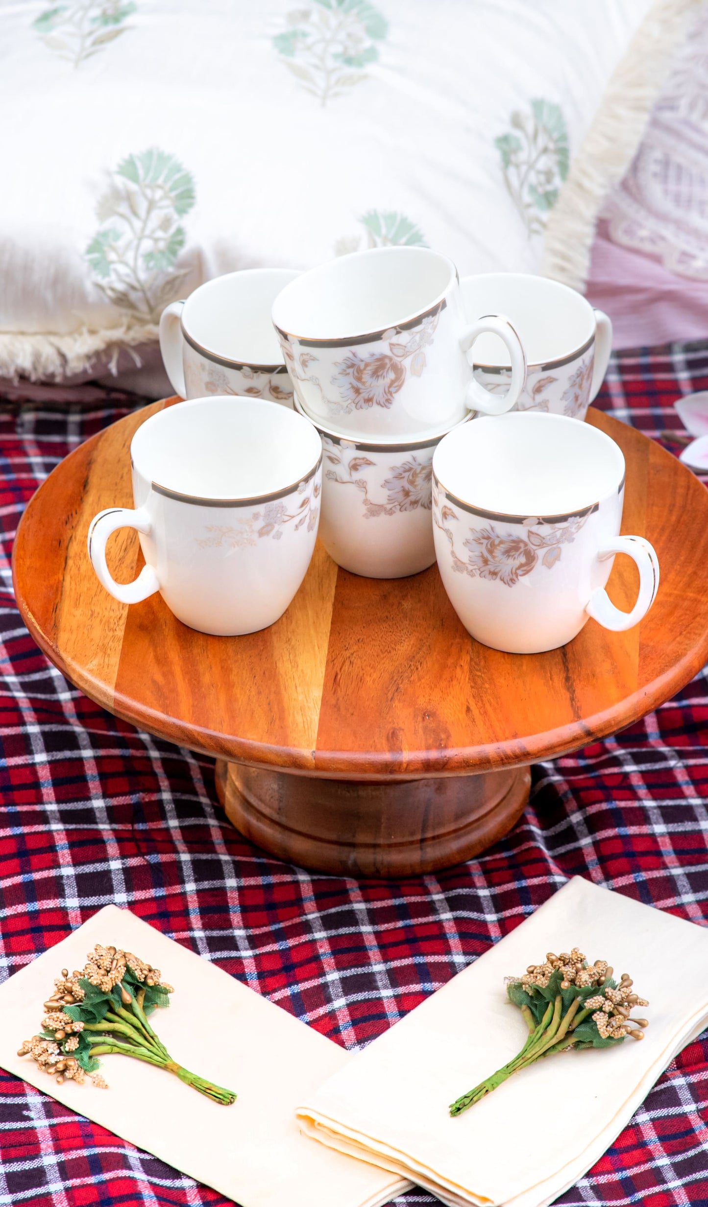 Artisan Textured Mug Set | Set of 6