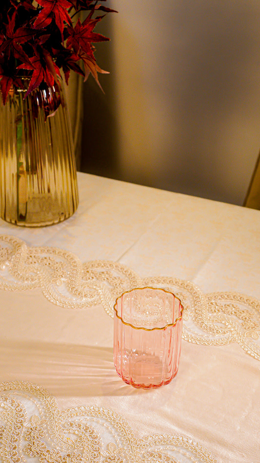 Scalloped Ribbed Whiskey Glass Set (6-Piece)