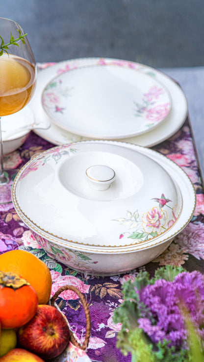 Blush Petal Dinner Set | 39 Pieces