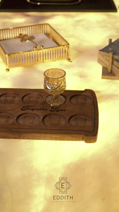 Gilded Ember Shot Glasses – Set of 6 (65 ml)